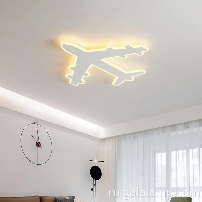 Творческая светодиодная потолочная лампа для декора спальни для мальчиков